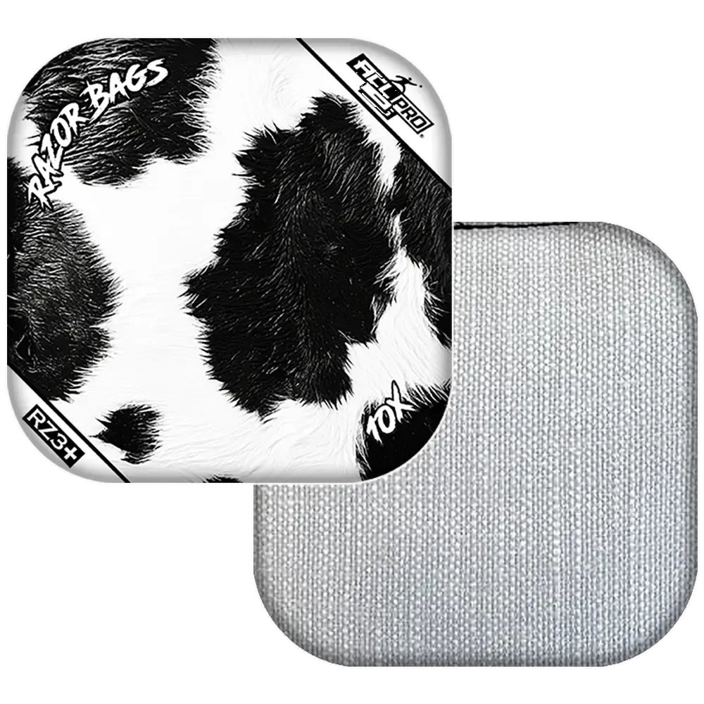 10X | Cow Print | ACL PRO Razor Cornhole Bags