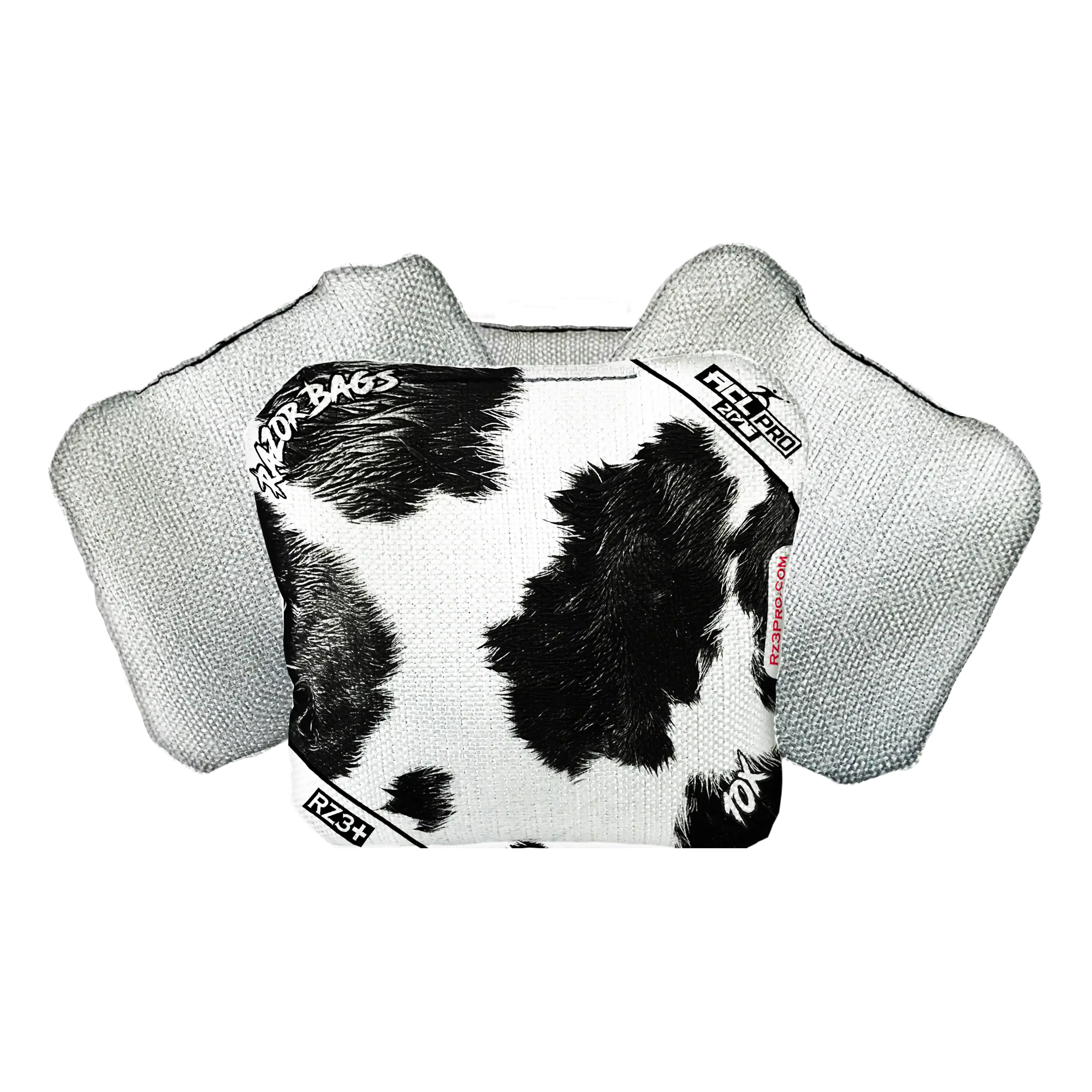 10X | Cow Print | ACL PRO Razor Cornhole Bags