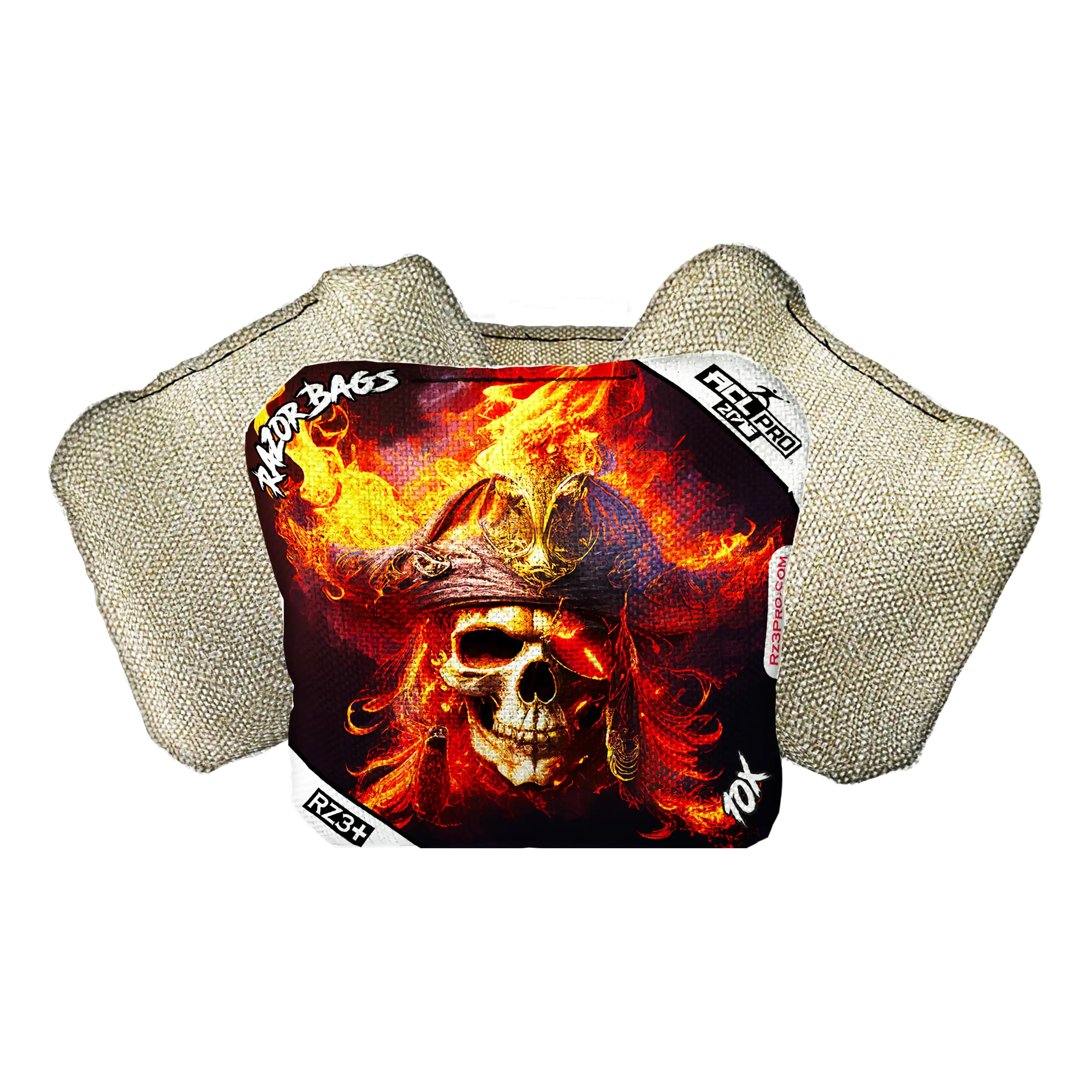 10X | Fire Pirate | ACL PRO Razor Cornhole Bags