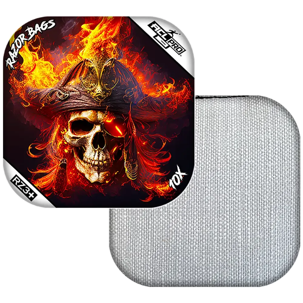 10X | Fire Pirate | ACL PRO Razor Cornhole Bags