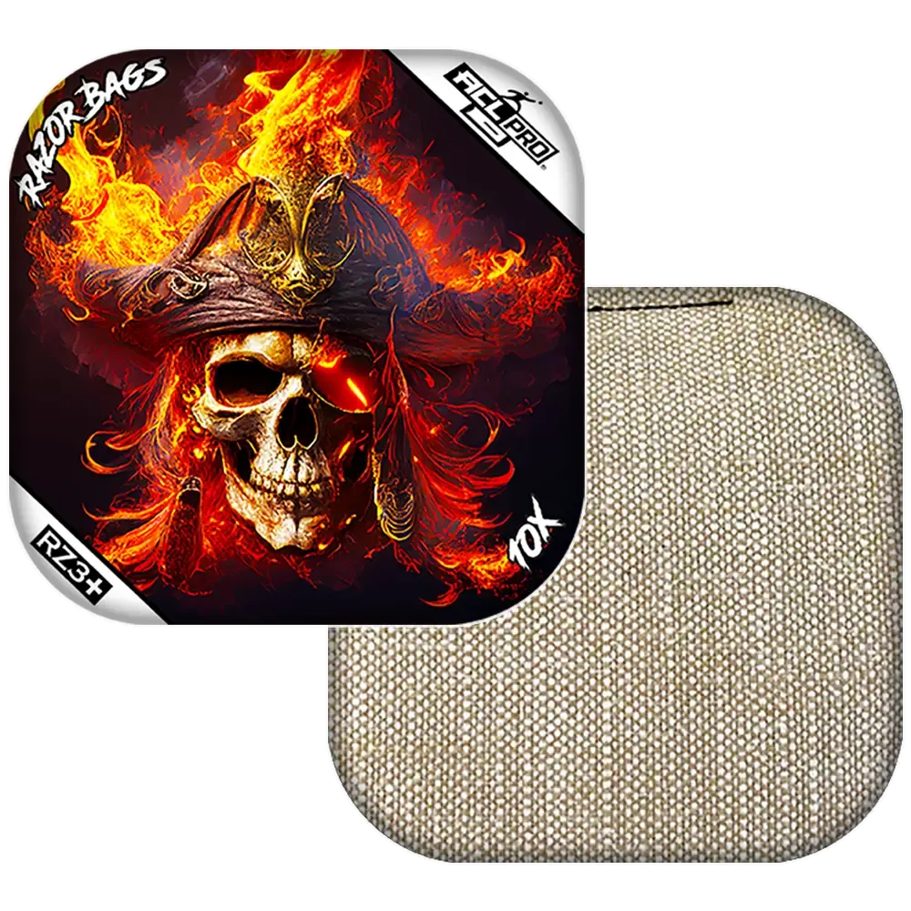 10X | Fire Pirate | ACL PRO Razor Cornhole Bags