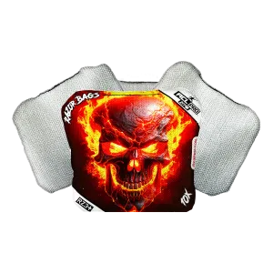 10X | Fire Skull | ACL PRO Razor Cornhole Bags