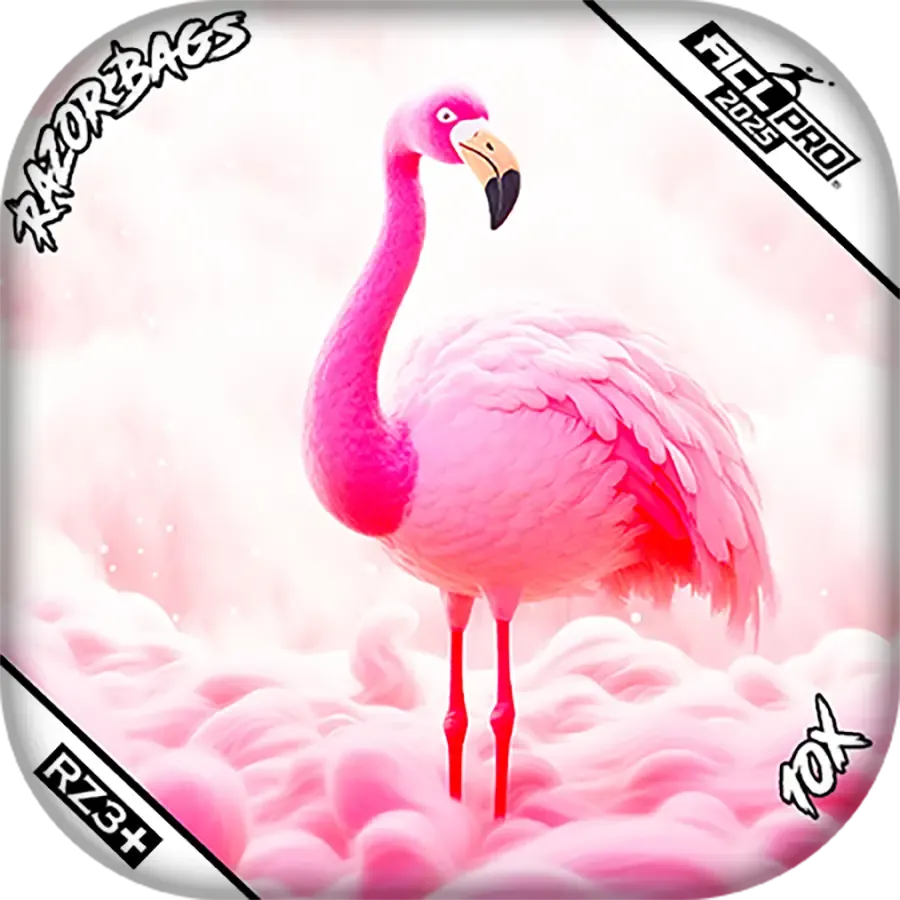 10X | Flamingo | ACL PRO Razor Cornhole Bags