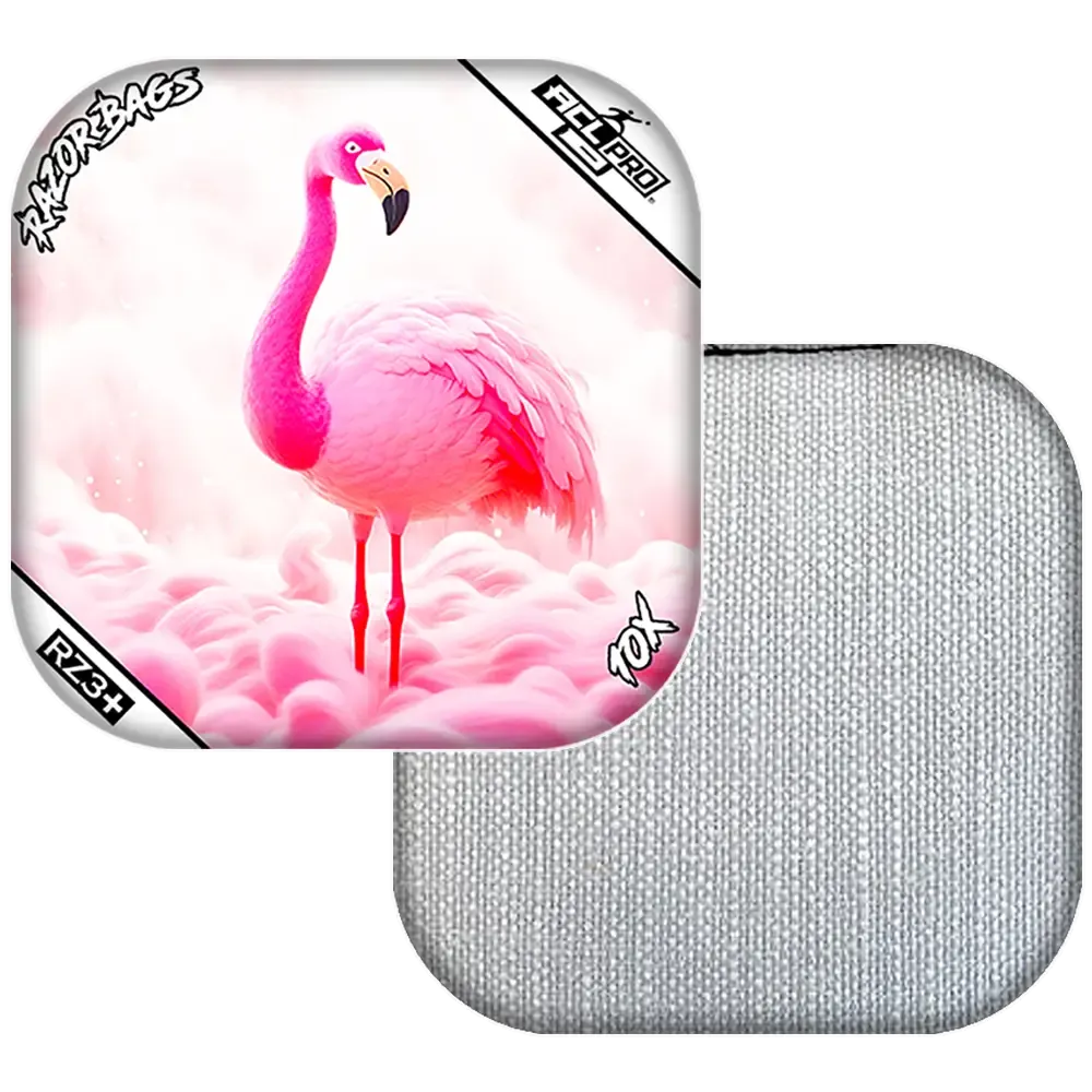 10X | Flamingo | ACL PRO Razor Cornhole Bags