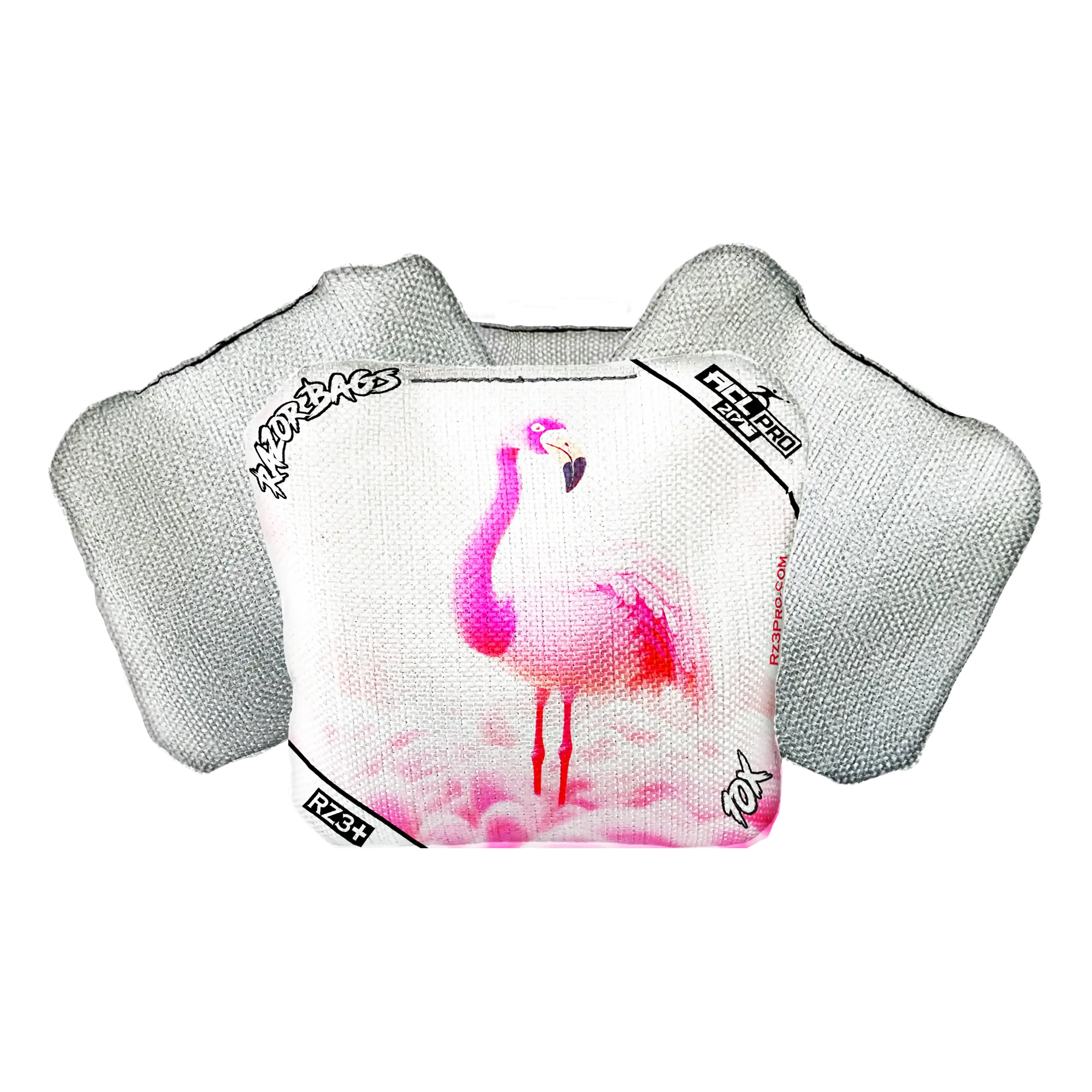 10X | Flamingo | ACL PRO Razor Cornhole Bags