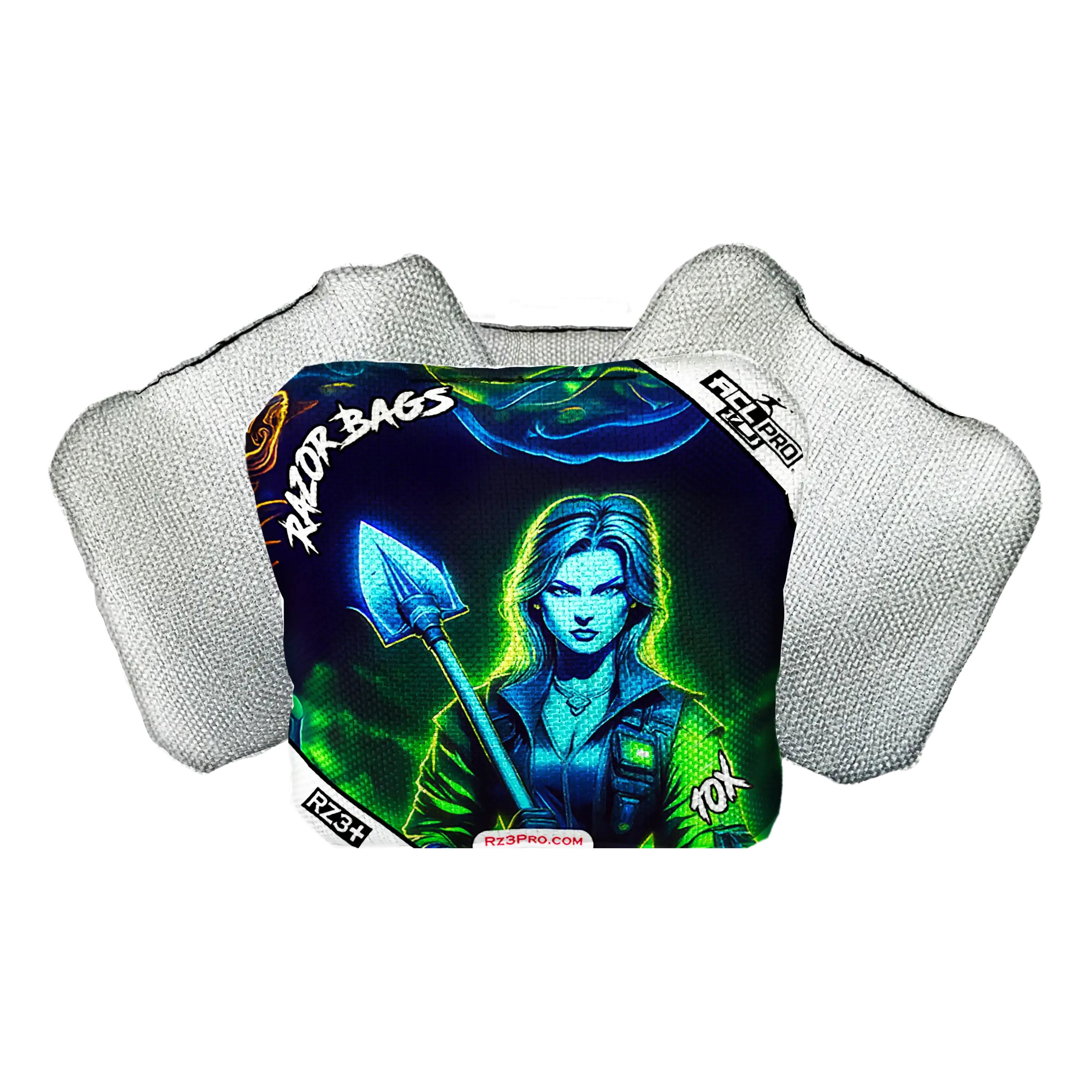 10X | Grave Digger | ACL PRO Razor Cornhole Bags