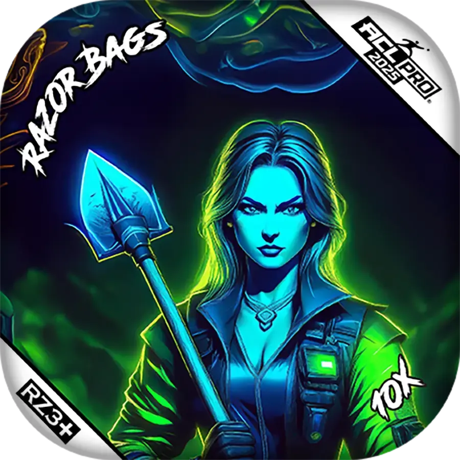 10X | Grave Digger | ACL PRO Razor Cornhole Bags