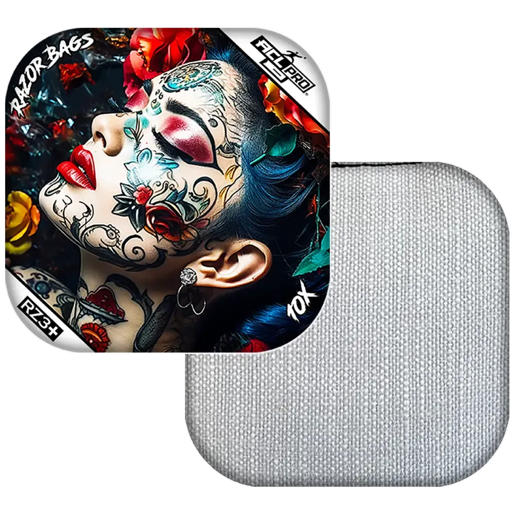 10X | Tattoos | ACL PRO Razor Cornhole Bags