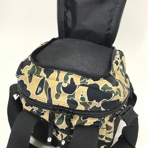 A Bathing Ape Bape Vintage Psyche Camo Shoulder Bag Yellow