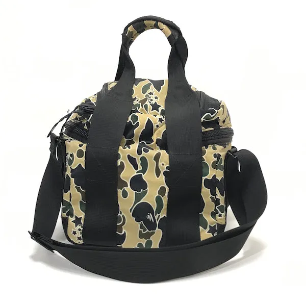 A Bathing Ape Bape Vintage Psyche Camo Shoulder Bag Yellow