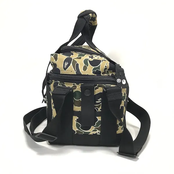 A Bathing Ape Bape Vintage Psyche Camo Shoulder Bag Yellow