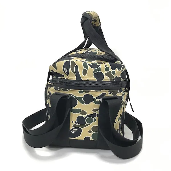 A Bathing Ape Bape Vintage Psyche Camo Shoulder Bag Yellow