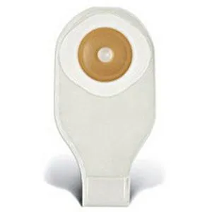 ActiveLife® One-Piece Durahesive® Skin Barrier, Pre-Cut Stoma Opening 1-1/2" (38mm), Drainable Pouch, Transparent 12" (30.5cm), Tail Clip - Box of 5