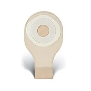 ActiveLife® One-Piece Stomahesive® Skin Barrier, Pre-Cut Stoma Opening 1" (25mm), Drainable Pouch, Transparent 12" (30.5cm), Tail Clip - Box of 10