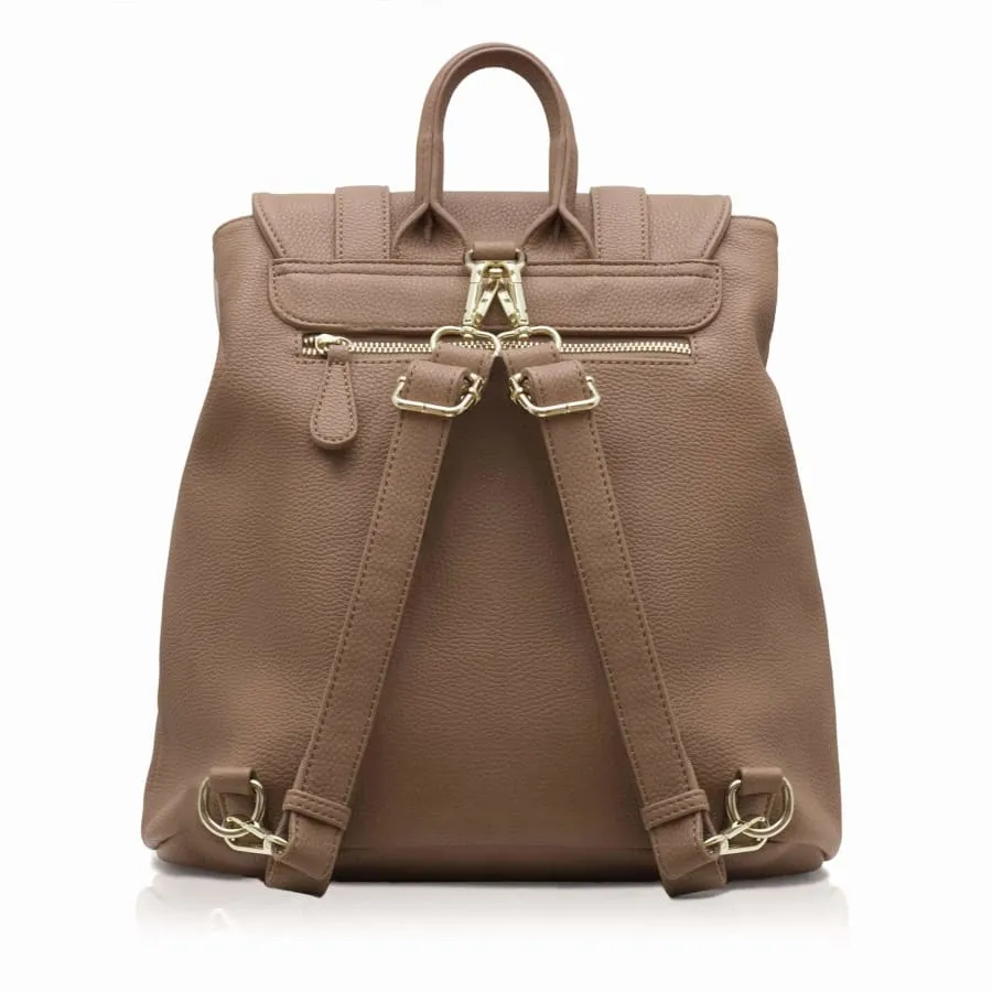 Agnes Brown Vegan Backpack