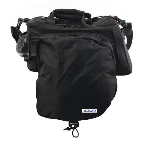 Azur Expandable Racktop Bag Black
