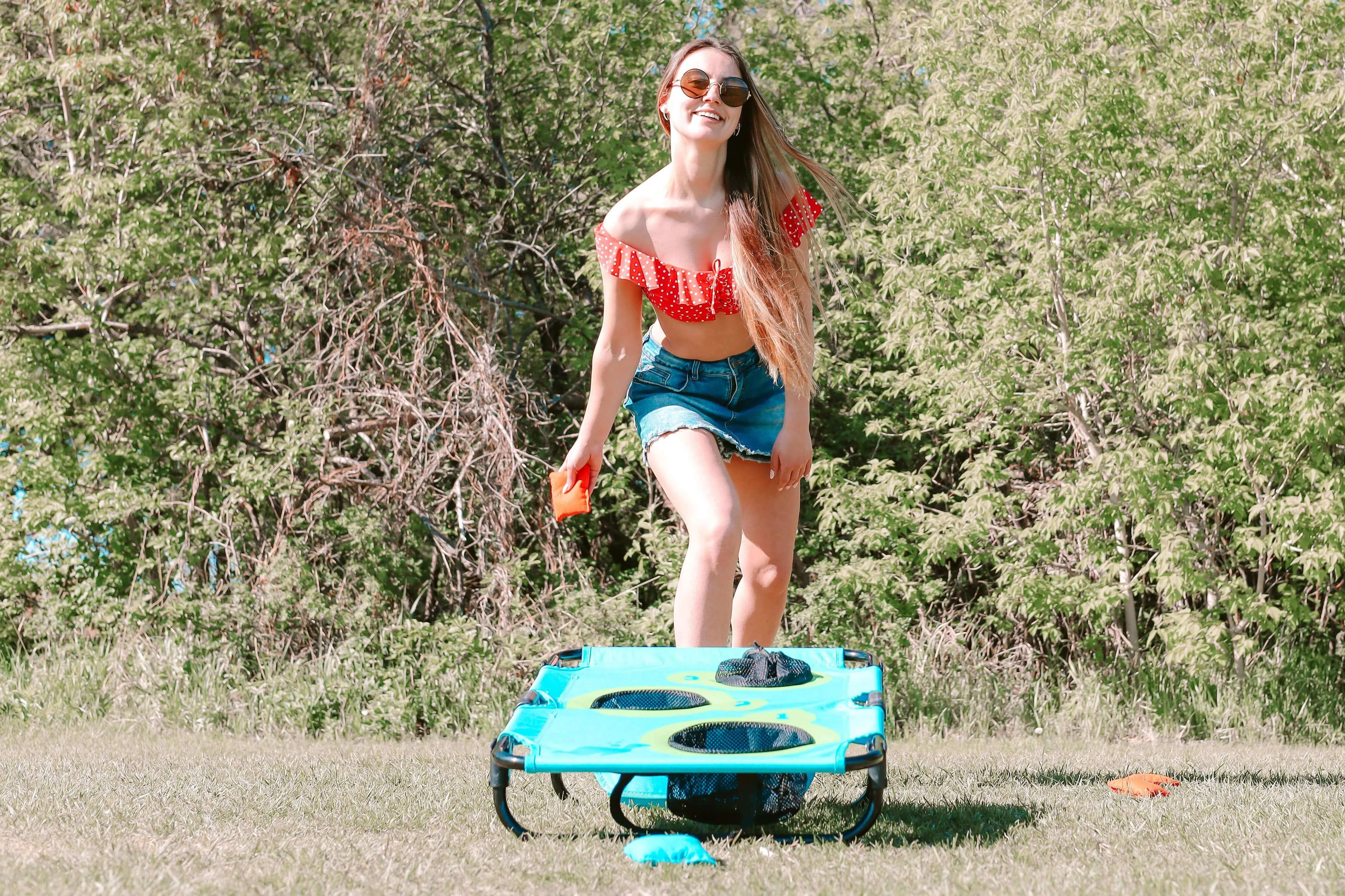 Bag Toss Double Board Set