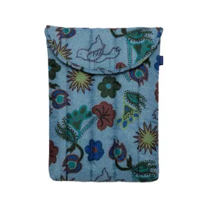 Baggu Puffy 13/14 inch Laptop Sleeve, Digital Denim Birds
