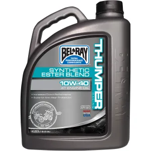 BEL-RAY Thumper Synthetic Blend 4T Oil - 10W-40 - 4 L 99520-B4LW