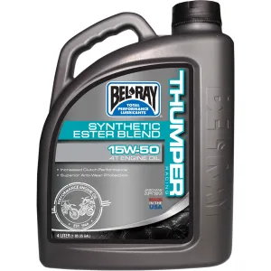BEL-RAY Thumper Synthetic Blend 4T Oil - 15W-50 - 4 L 99530-B4LW