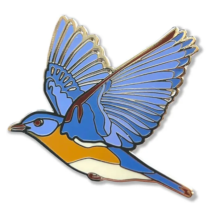 Bird Collective Northern Cardinal or Eastern Bluebird Pin