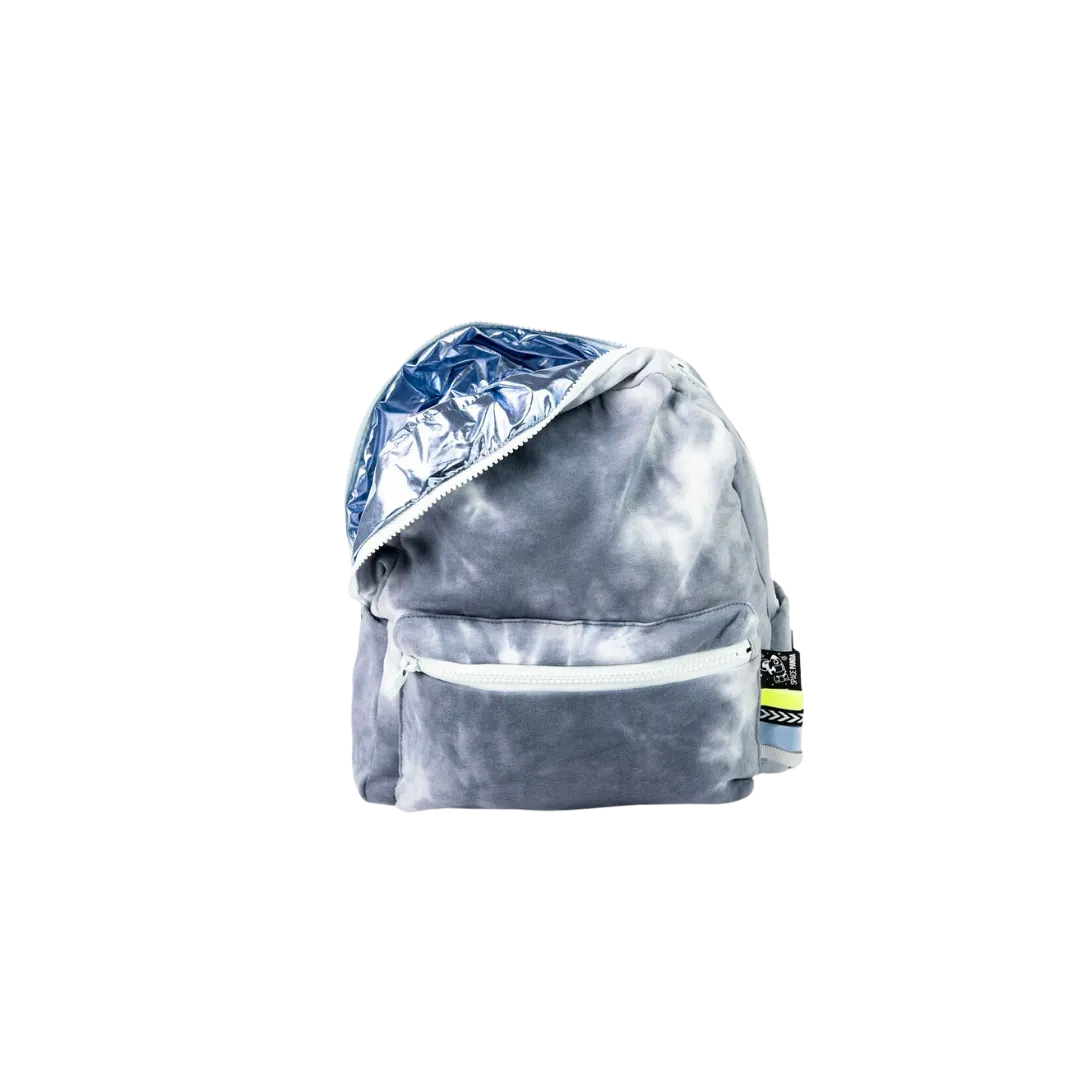 Blue Tie Dye Big Backpack
