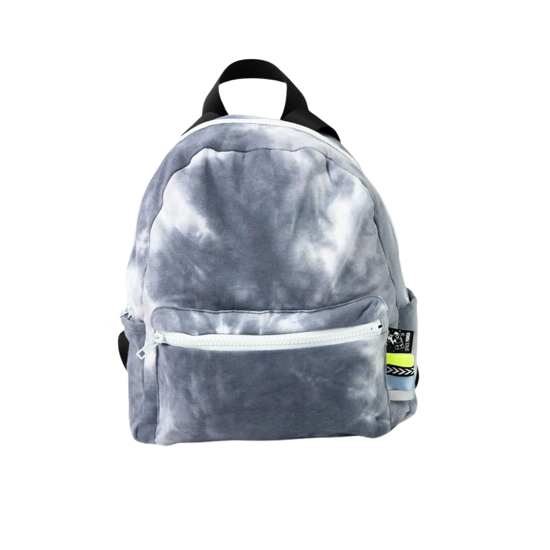 Blue Tie Dye Big Backpack