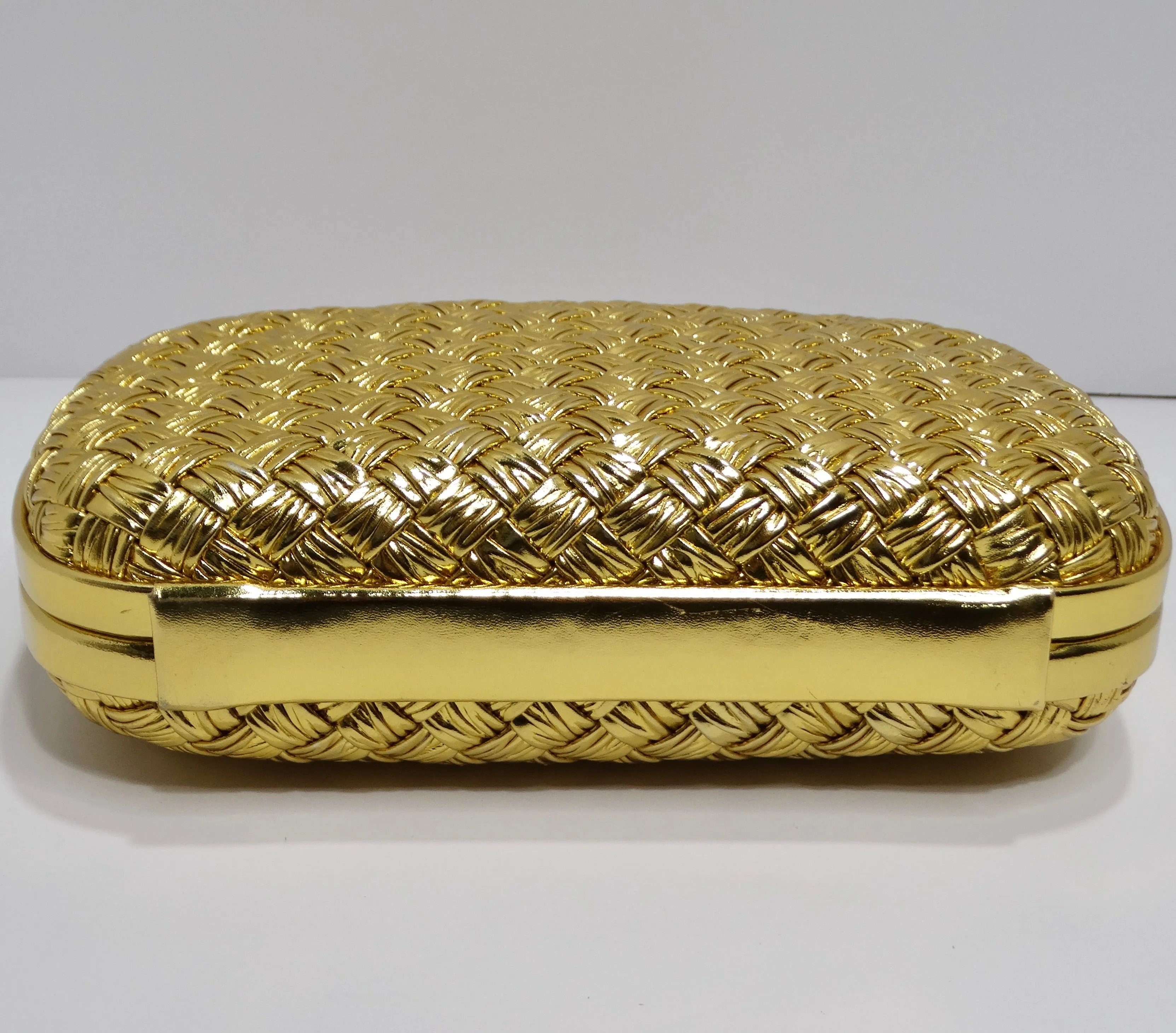 Bottega Veneta Plisse Knot Clutch