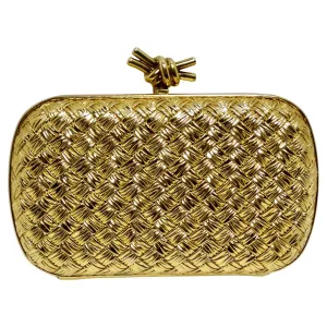Bottega Veneta Plisse Knot Clutch