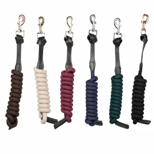 Cameo Equine Leather Lasso Leadrope -Premium, Elegant Strong Rope & Leather Loop