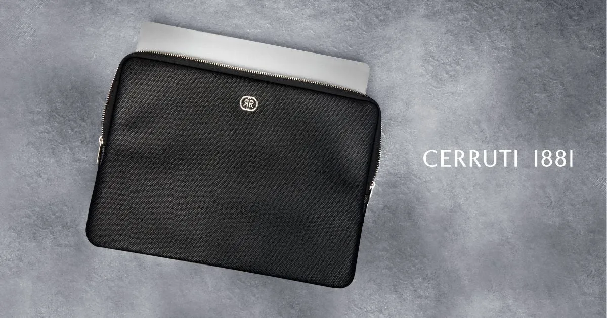 Cerruti 1881 NTE329A-Laptop sleeve Regent Black