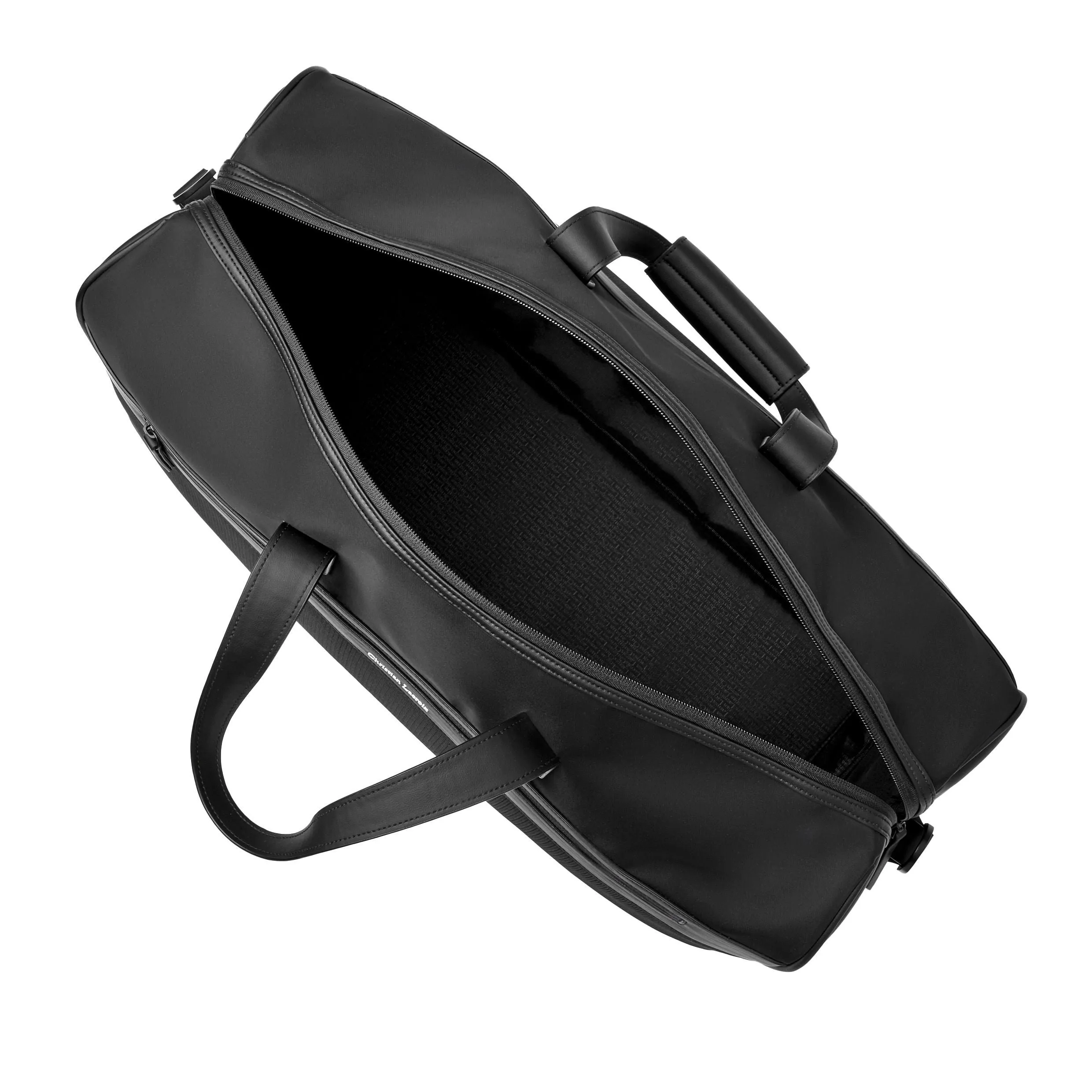 CHRISTIAN LACROIX LTB420A - Travel bag Whiteline Black
