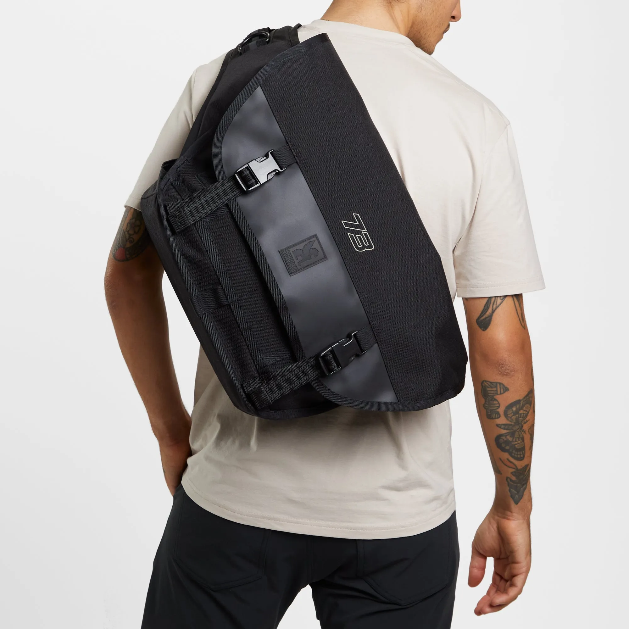 Chrome x SUPER73 Mini Metro Messenger bag