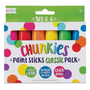 Chunkies Classic Paint Sticks - Set of 6