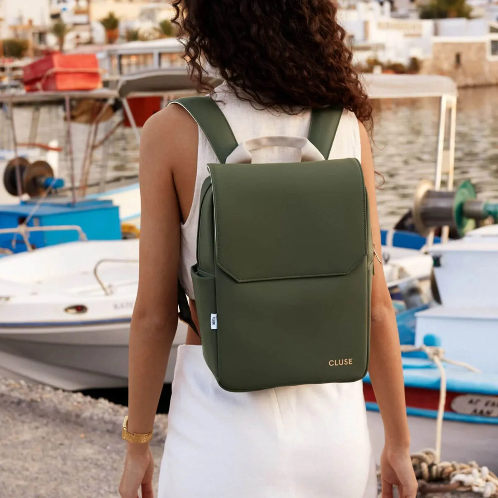 Cluse Nuitee Petite Backpack - Dark Green