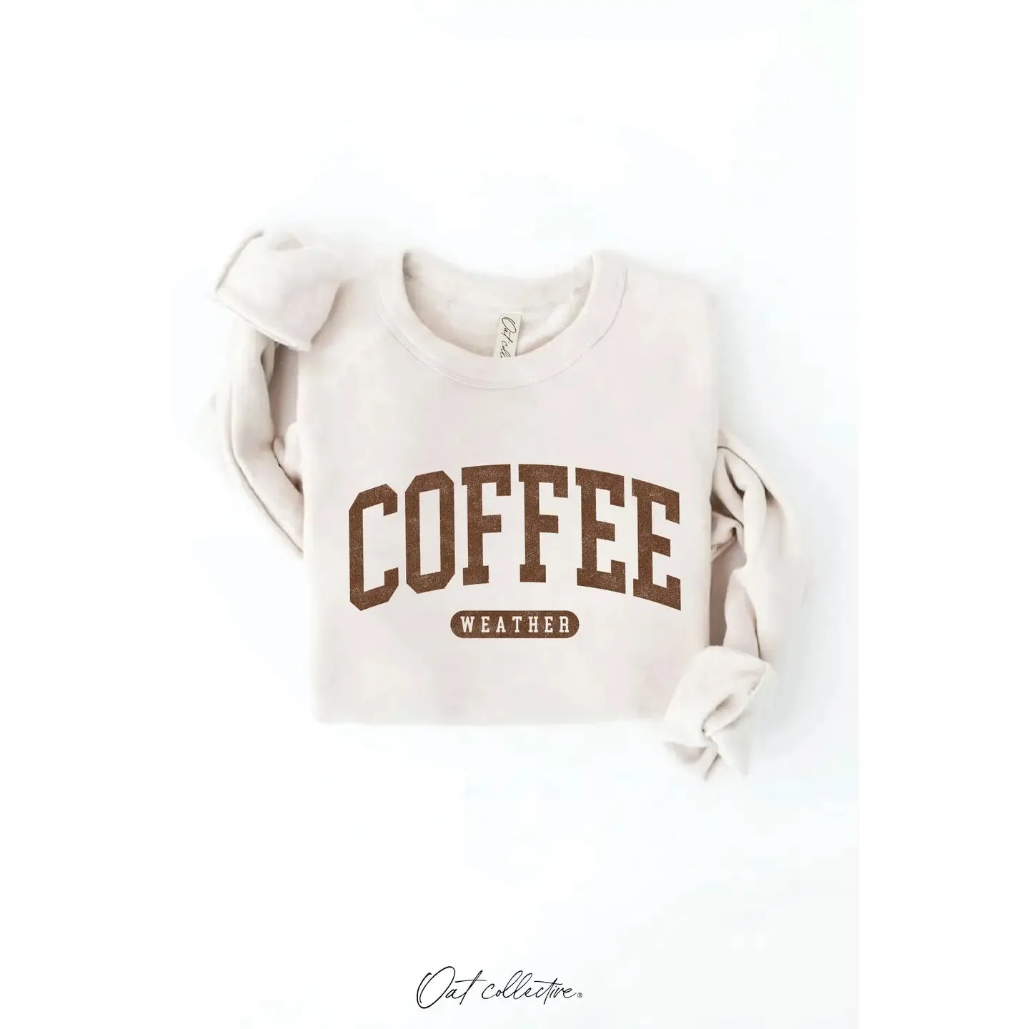 Coffee Weather Heather Dust Sweatshirt-small