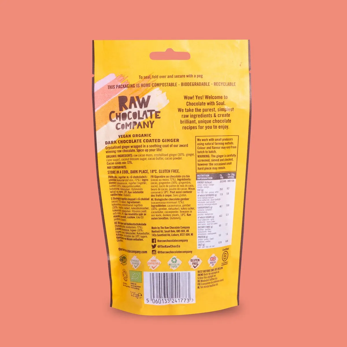 Dark Chocolate Ginger Bulk Bags