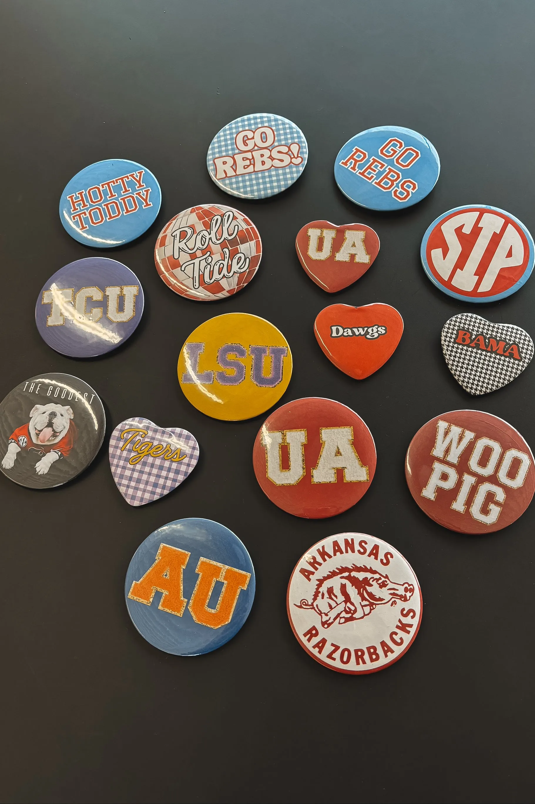 DEAL Wake Up It's Game Day College Spirit Tailgate Buttons