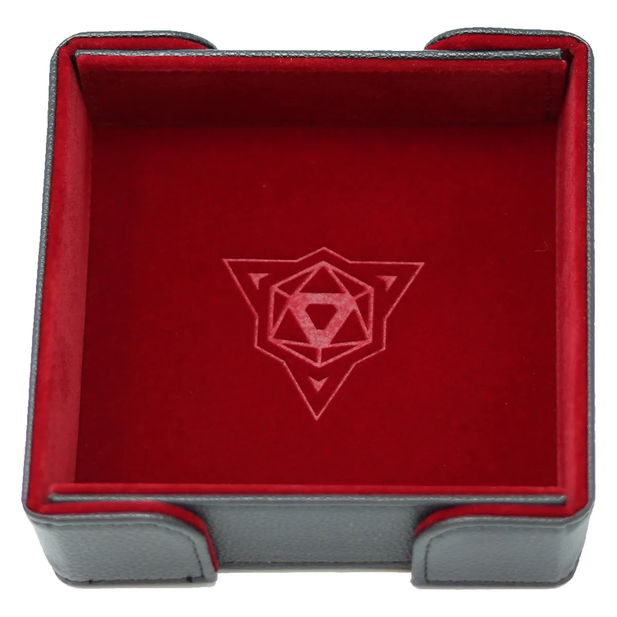 Die Hard Dice Folding Square Tray Red Velvet