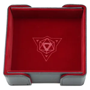 Die Hard Dice Folding Square Tray Red Velvet