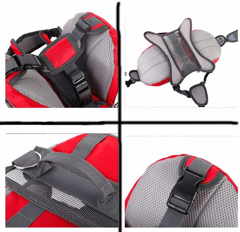 Dog Harness With Saddlebag Backpack