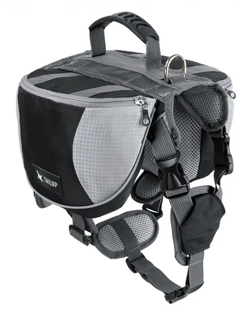 Dog Harness With Saddlebag Backpack