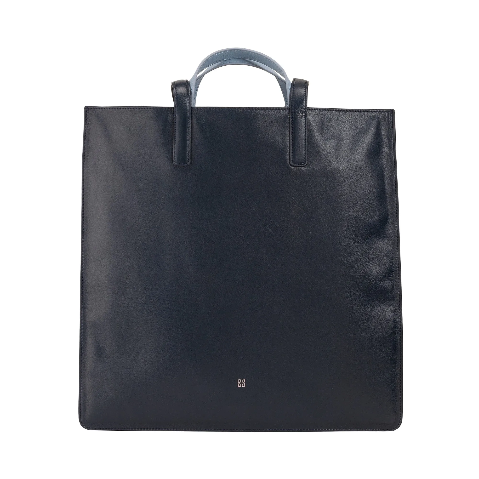 DUDU WOMEN SOFT WOMEN BAG, BAG Tote Shopping in colored leather, double handles, elegant shoulder bag, large handbag