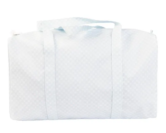 Duffle Bag | Blue Gingham