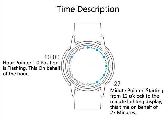 Elegant Unisex Watch with Leather Band