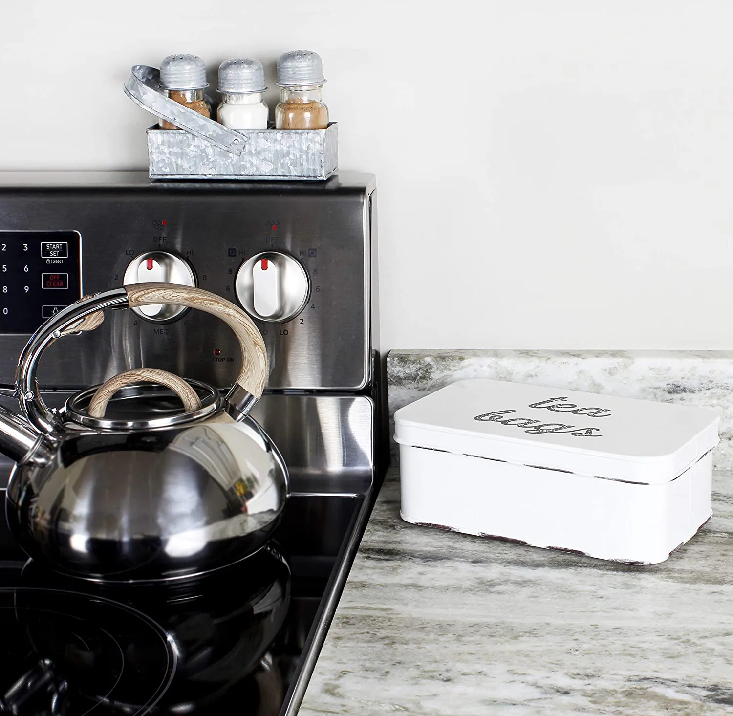 Enamelware Tea Bag Box