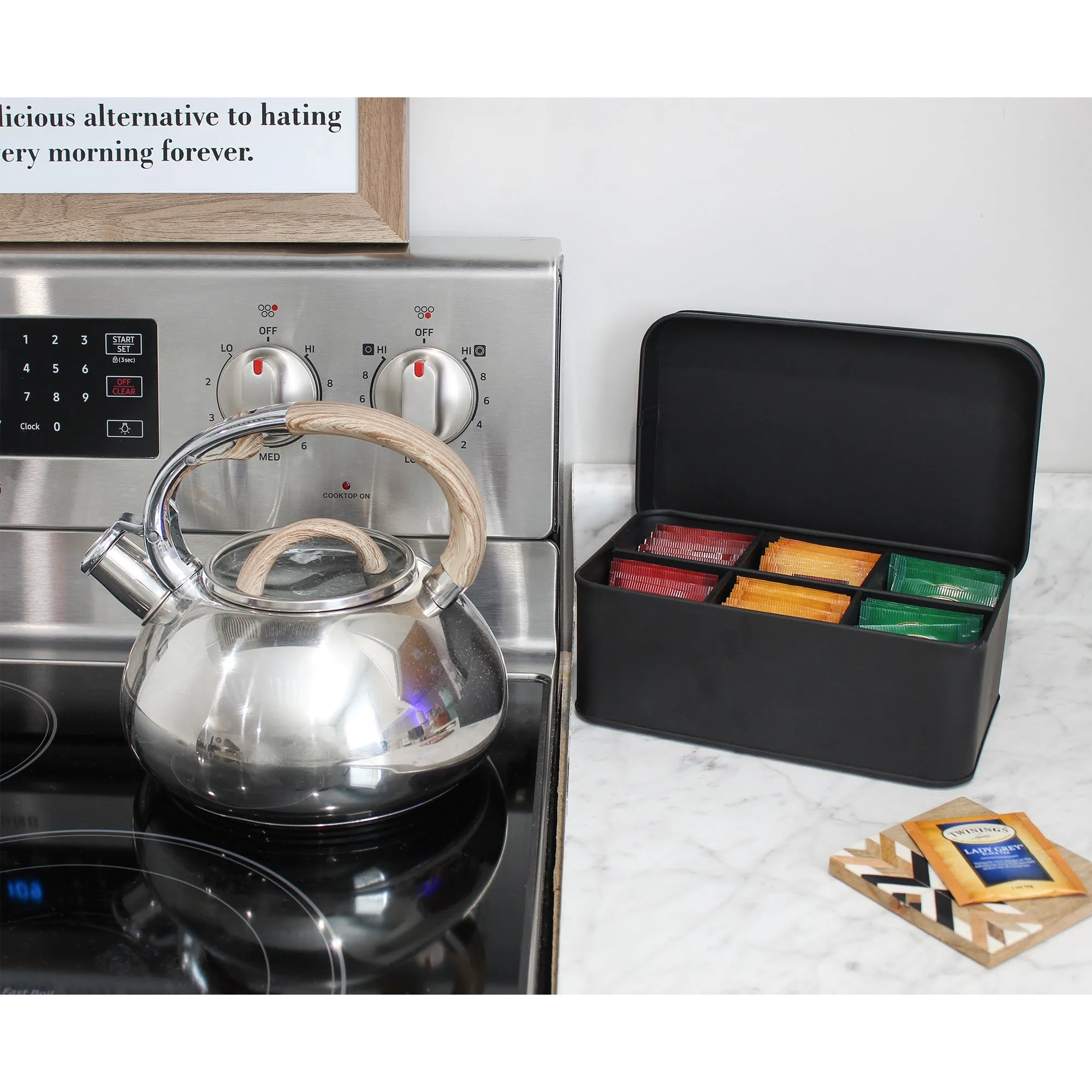 Enamelware Tea Bag Box
