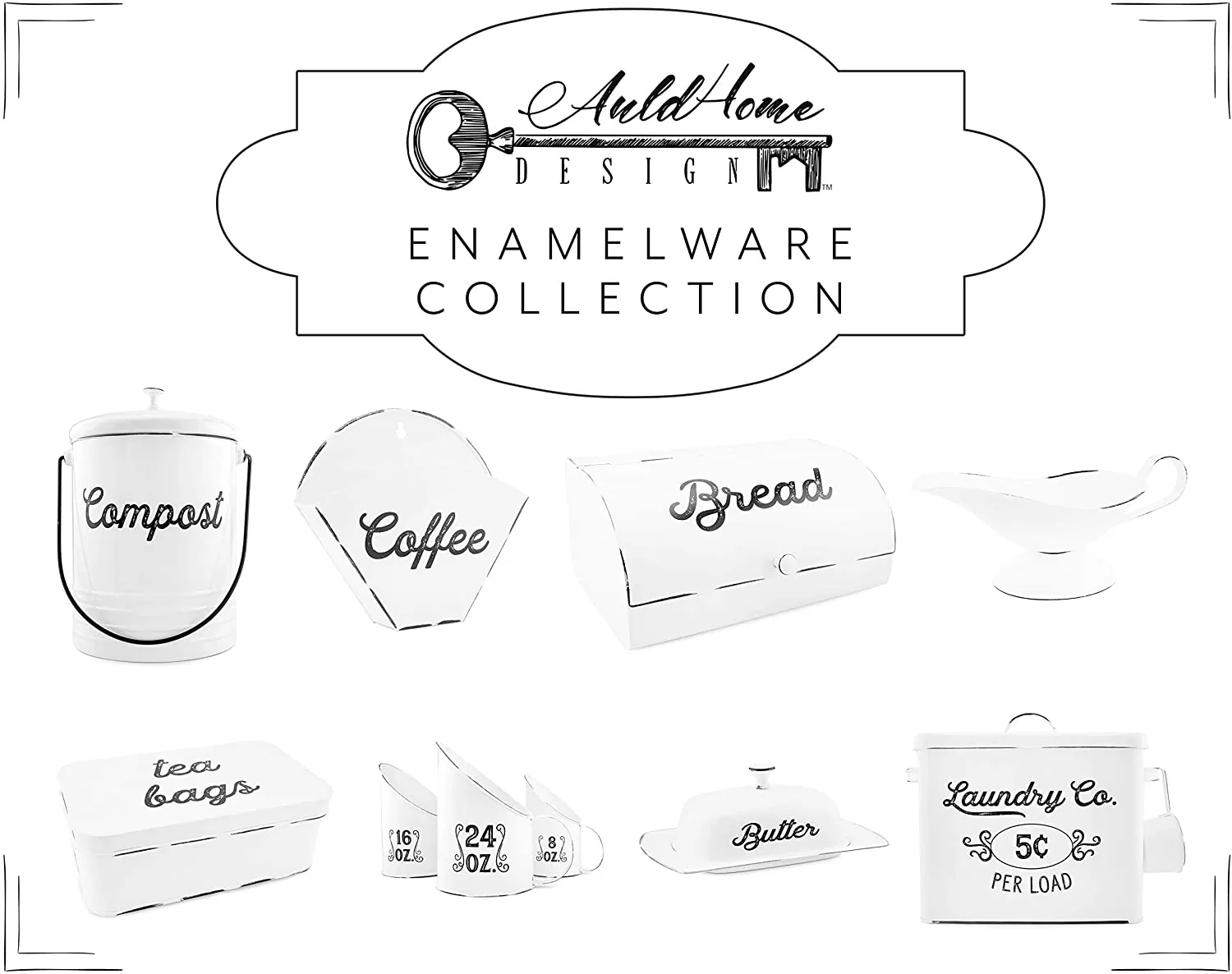 Enamelware Tea Bag Box