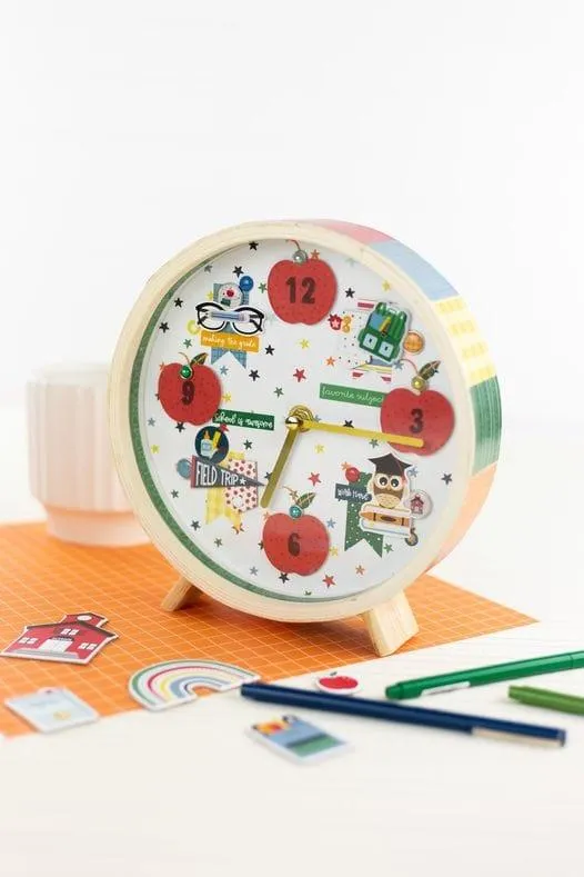 First Day of School Collection 4 x 7 Puffy Stickers Scrapbook Embellishments by Echo Park Paper