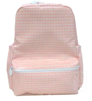 Gingham Coated Backpack